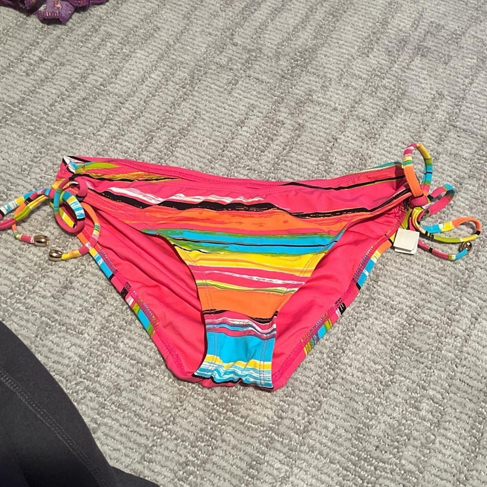 Multicolored bikini bottoms